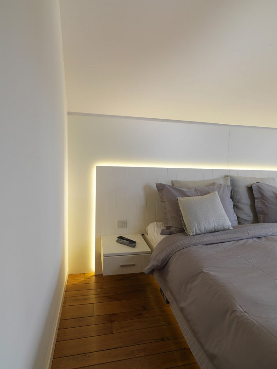 Светодиодная подсветка изголовья кровати