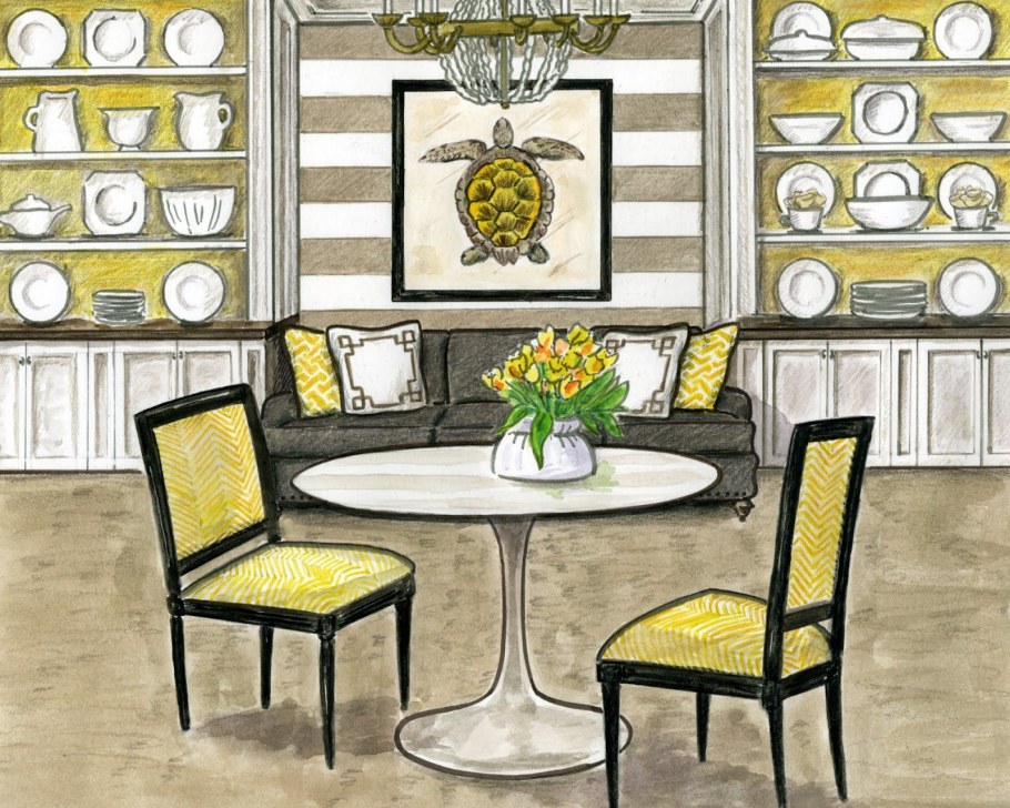 Стили интерьера нарисовать