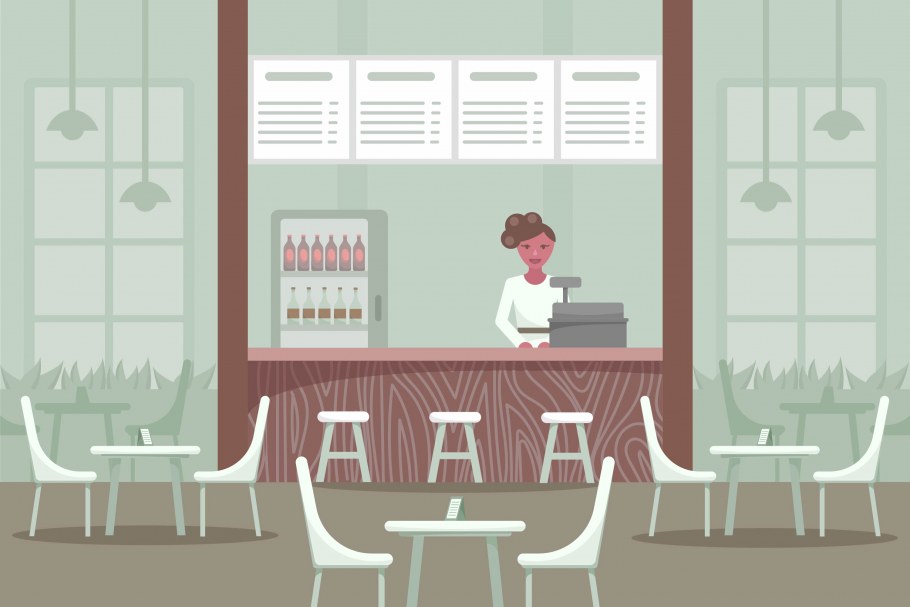 Ресторан вектор