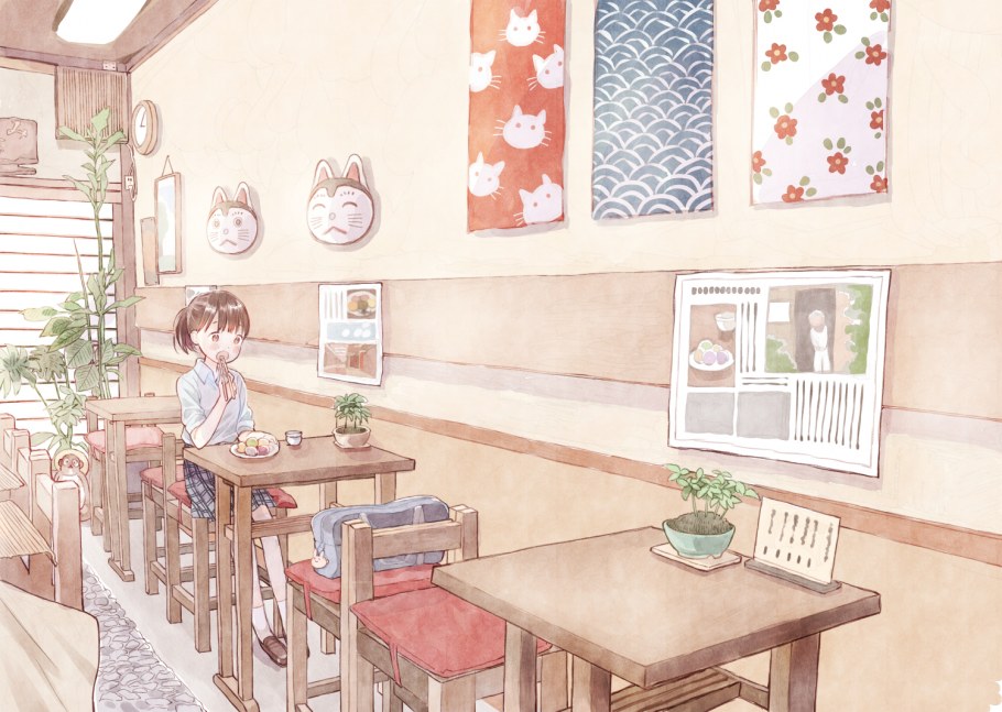 Иллюстрация столовой