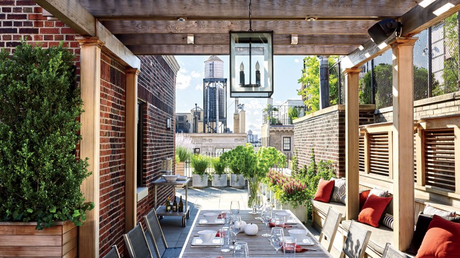 Освещение веранды