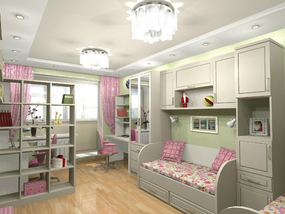 Детская расстановка мебели