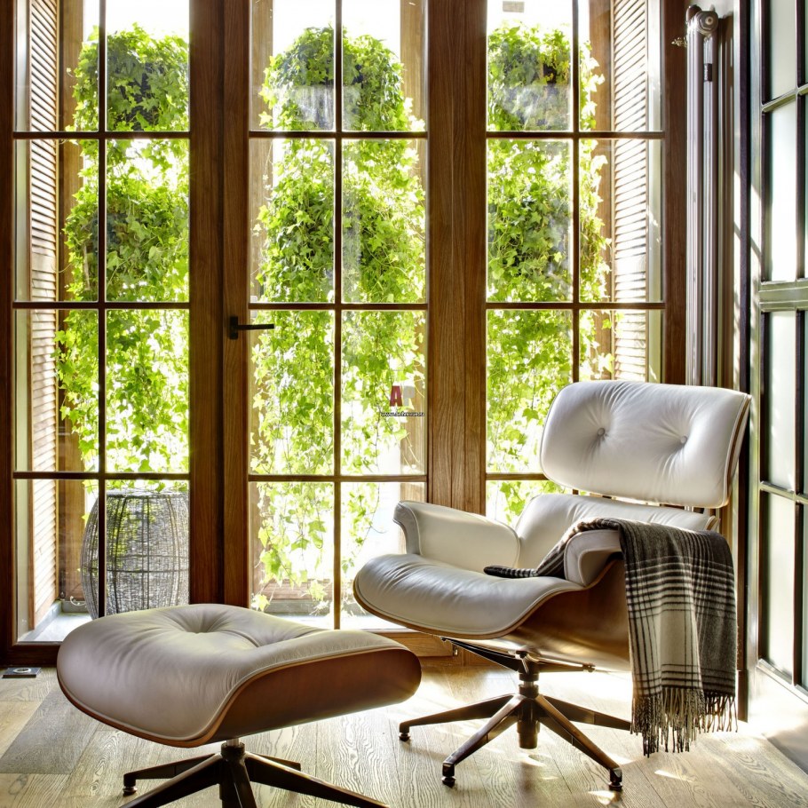 Кресло Eames Style Lounge Chair в интерьере