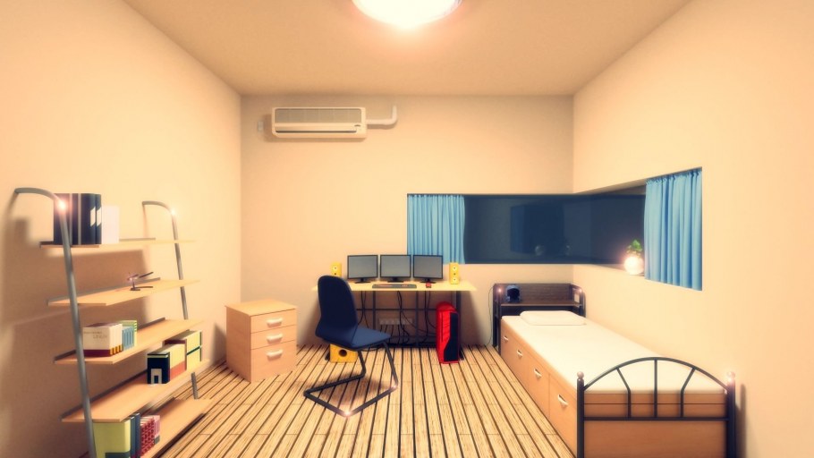 В одной комнате аниме