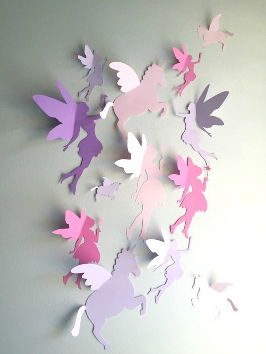 Украшение на стену из бумаги