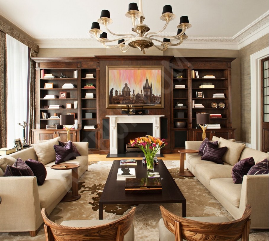 Расстановка мебели в гостиной