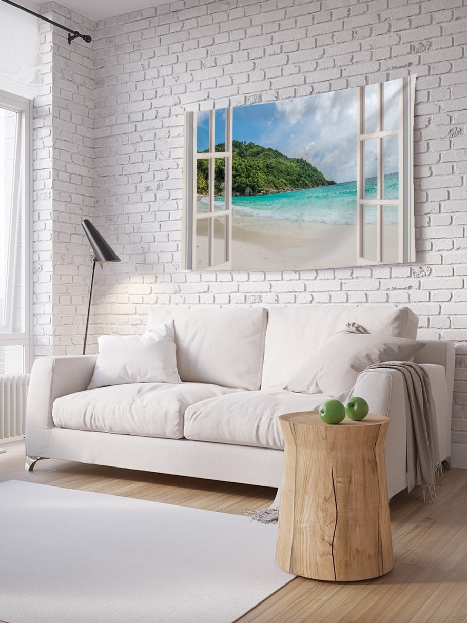 Имитация зеркала в интерьере