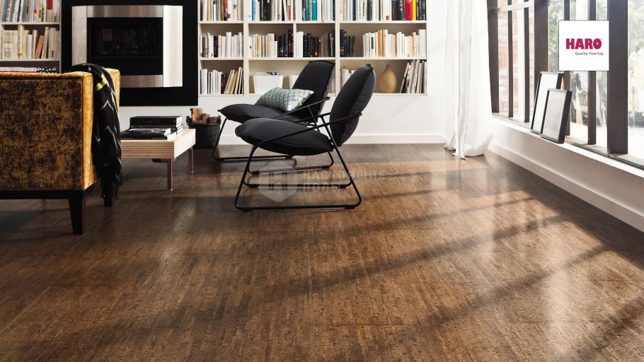 Дизайнерский пробковый пол