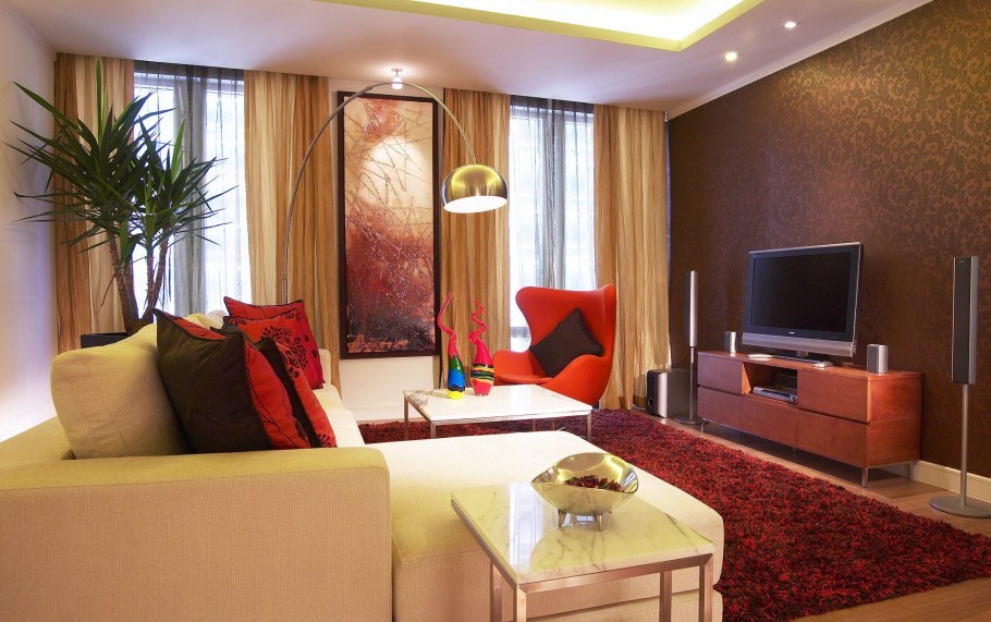 Жидкие обои в интерьере