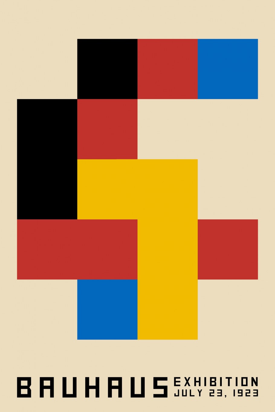 Конструктивизм немецкий плакат Баухауз