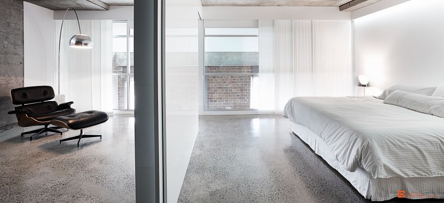 Потолок из бетона кухня