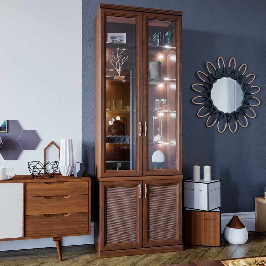 Гостиная Орнета лазурит в интерьере