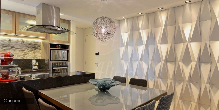 3д панели на кухне