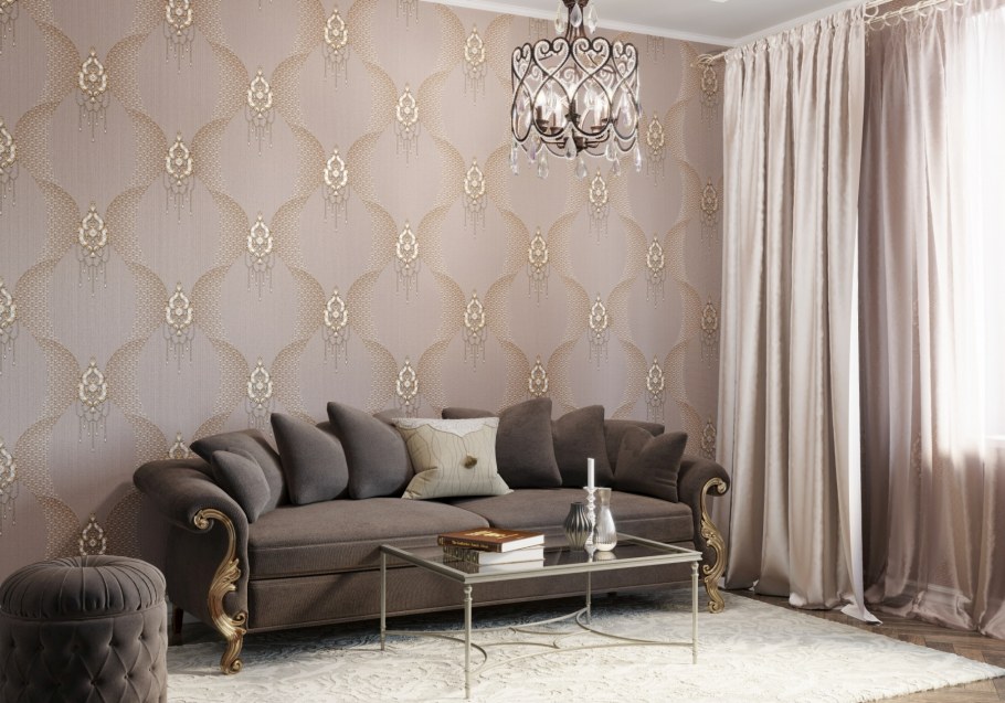 Обои в интерьере