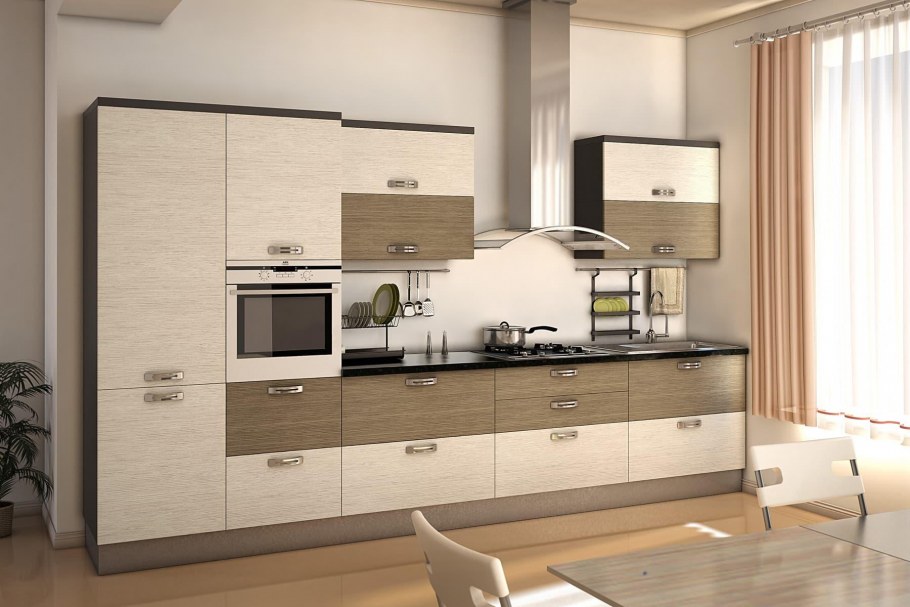 Кухня Сканди Cappuccino Wood