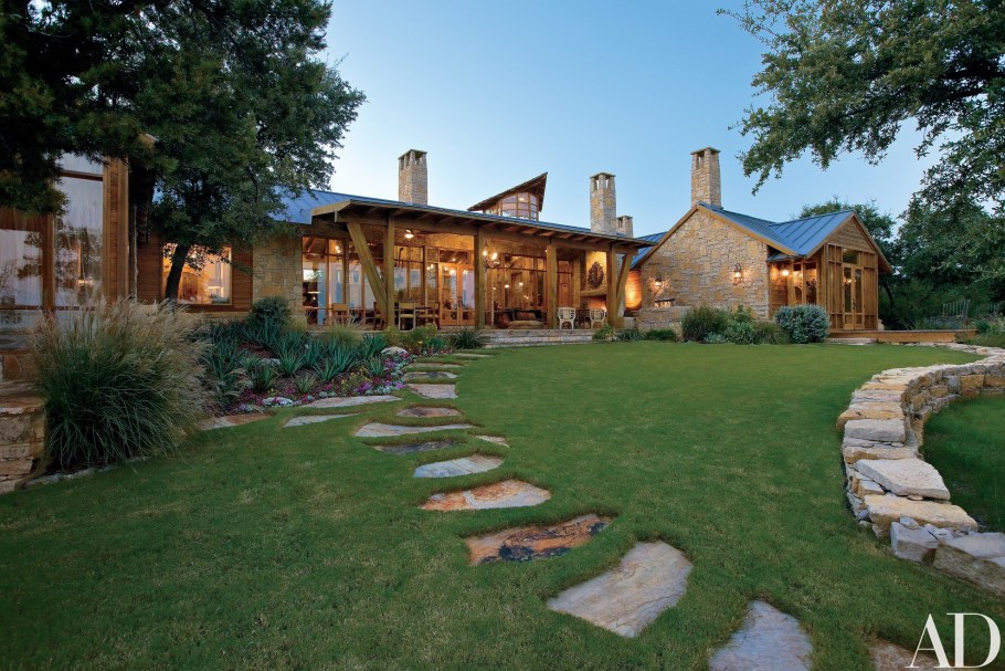 Стиль Техаса ранчо