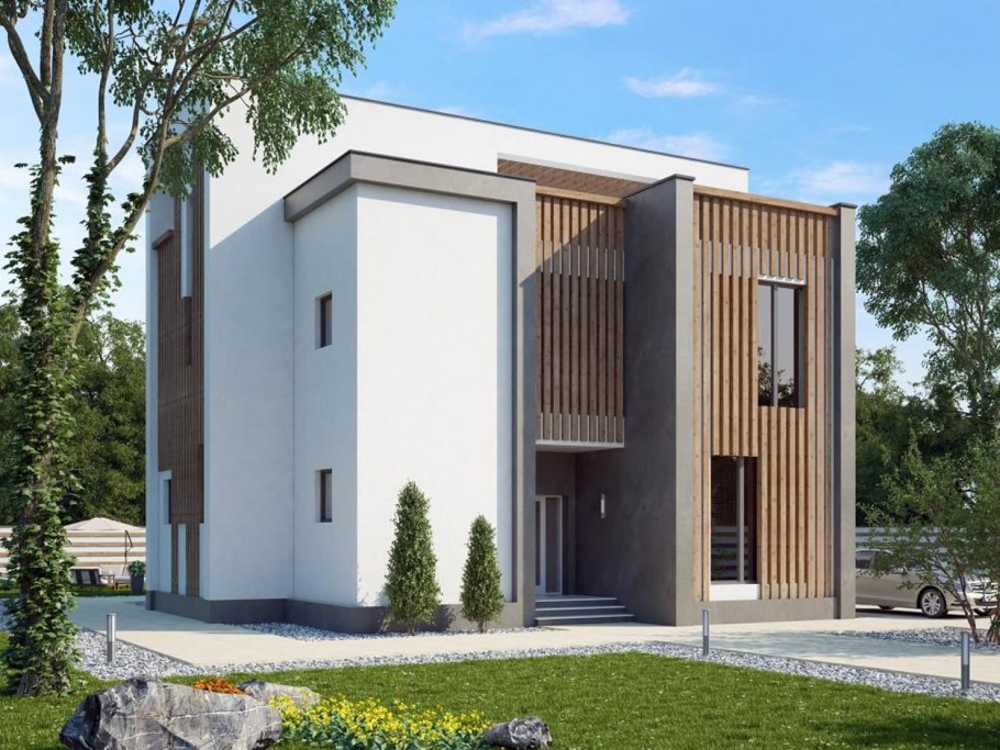 Дом в стиле эко урбанизм