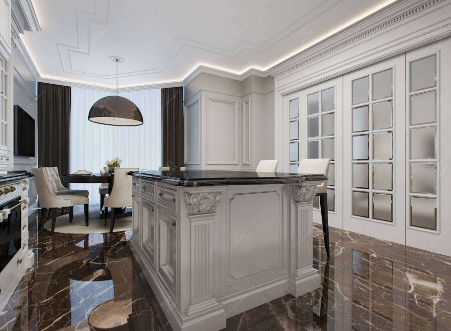 Кухня в Мраморном стиле