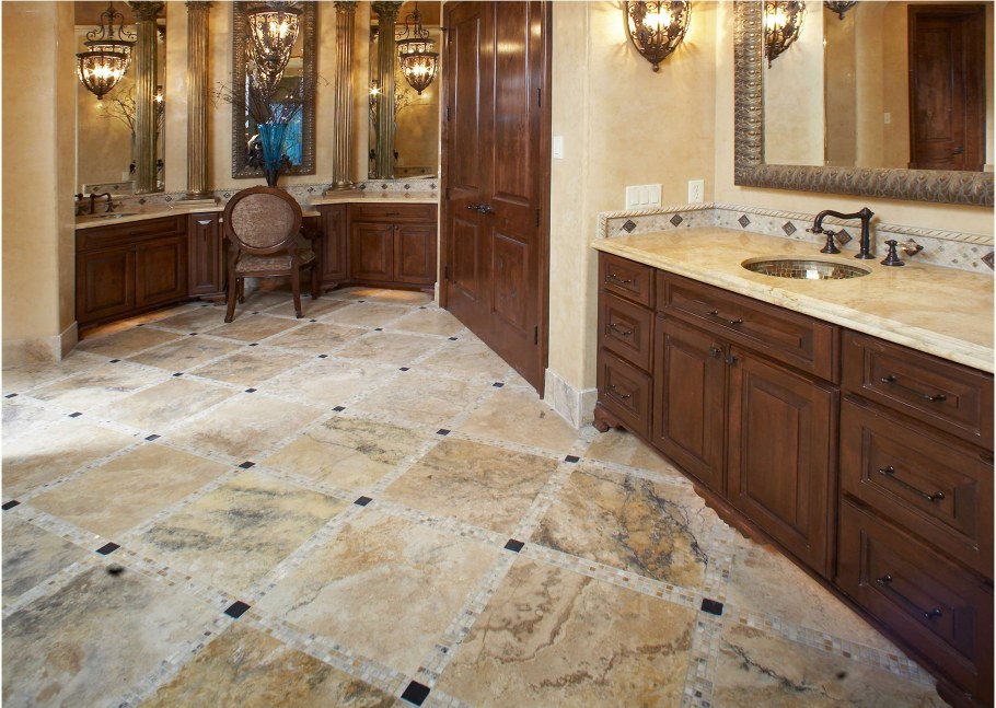 Римский травертин интерьер