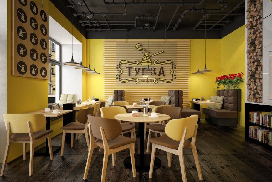 Интерьер кофейни