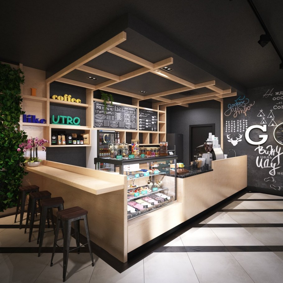 Интерьер кофейни бехайнс