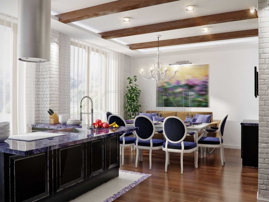 Маленькие кухни в студии