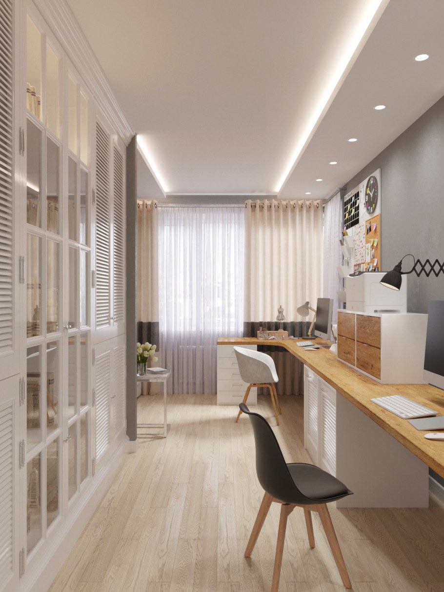 Кухня гостинная 20кв м лофт