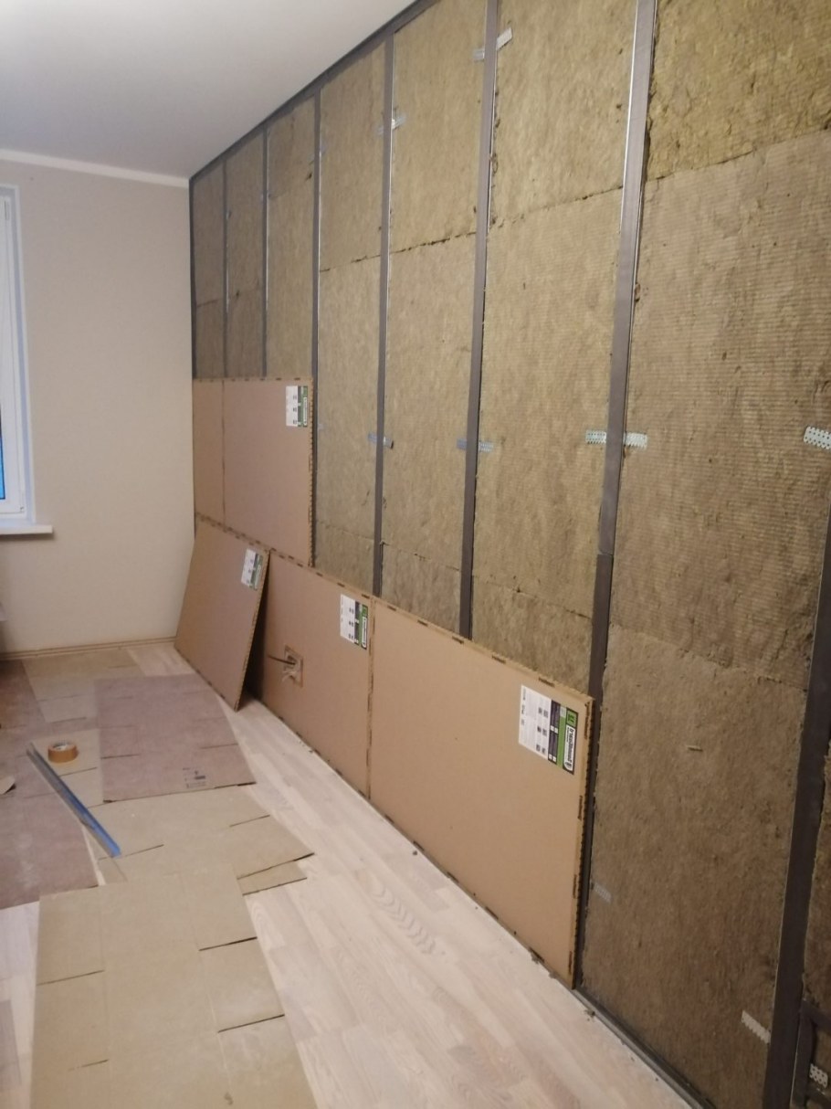 Шумоизоляция стен