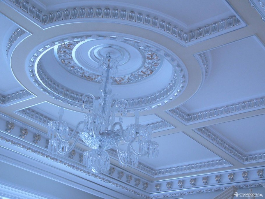 Потолки из лепнины