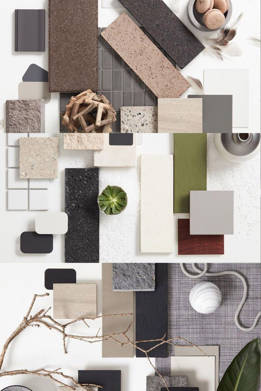 Эскизный коллаж интерьера