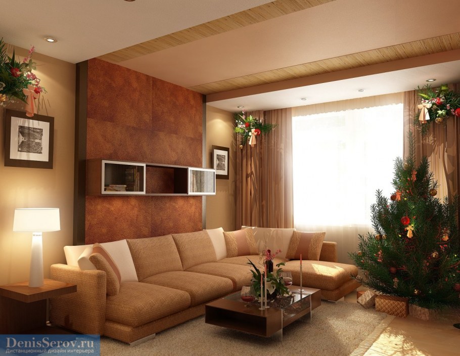 Уютная гостиная в квартире