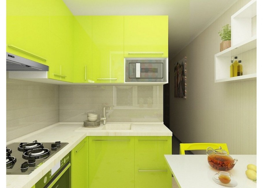 Интерьер кухни маленькой площади