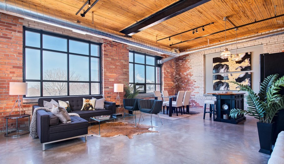 Отделка лофт