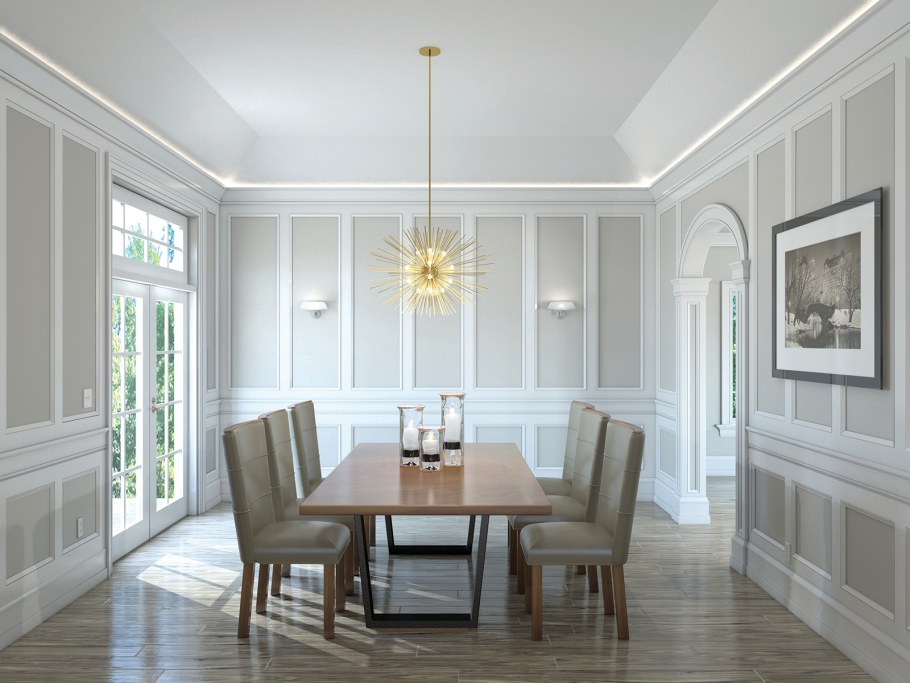 Кресло с молдингом