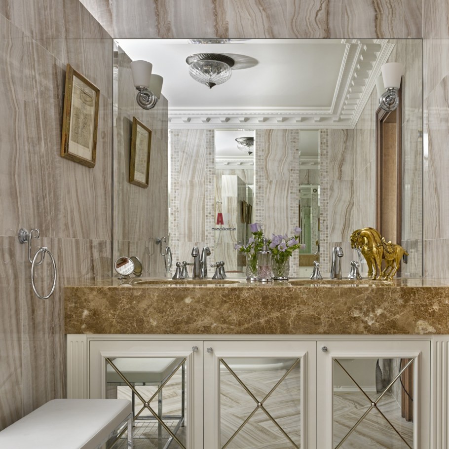 Ванная 2020 Неоклассика Оникс