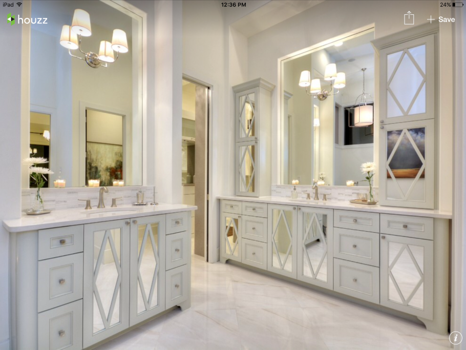 Зеркало для ванной в стиле Неоклассика