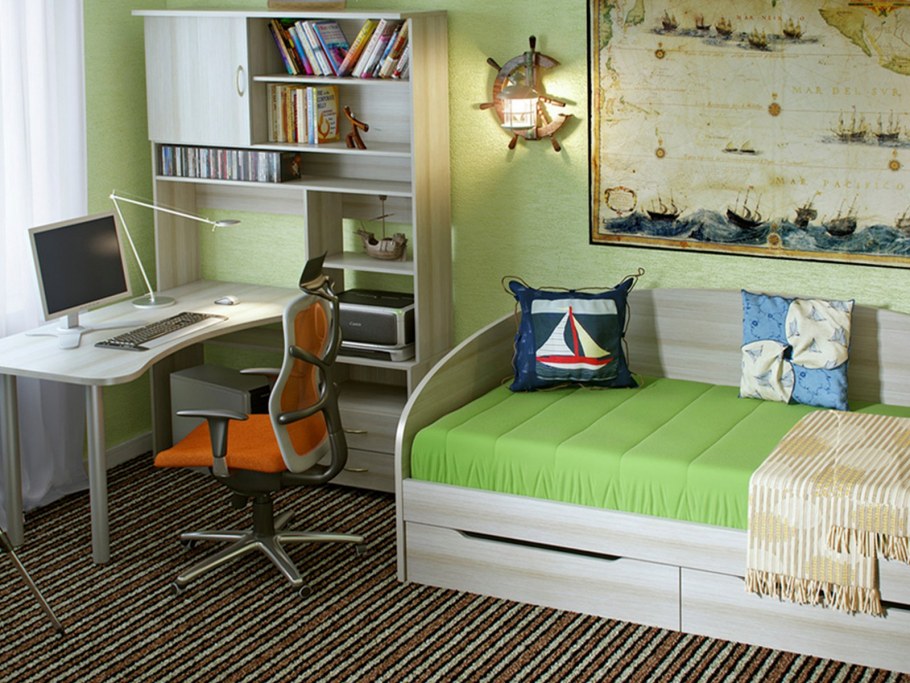 Кровать в комнату подростка