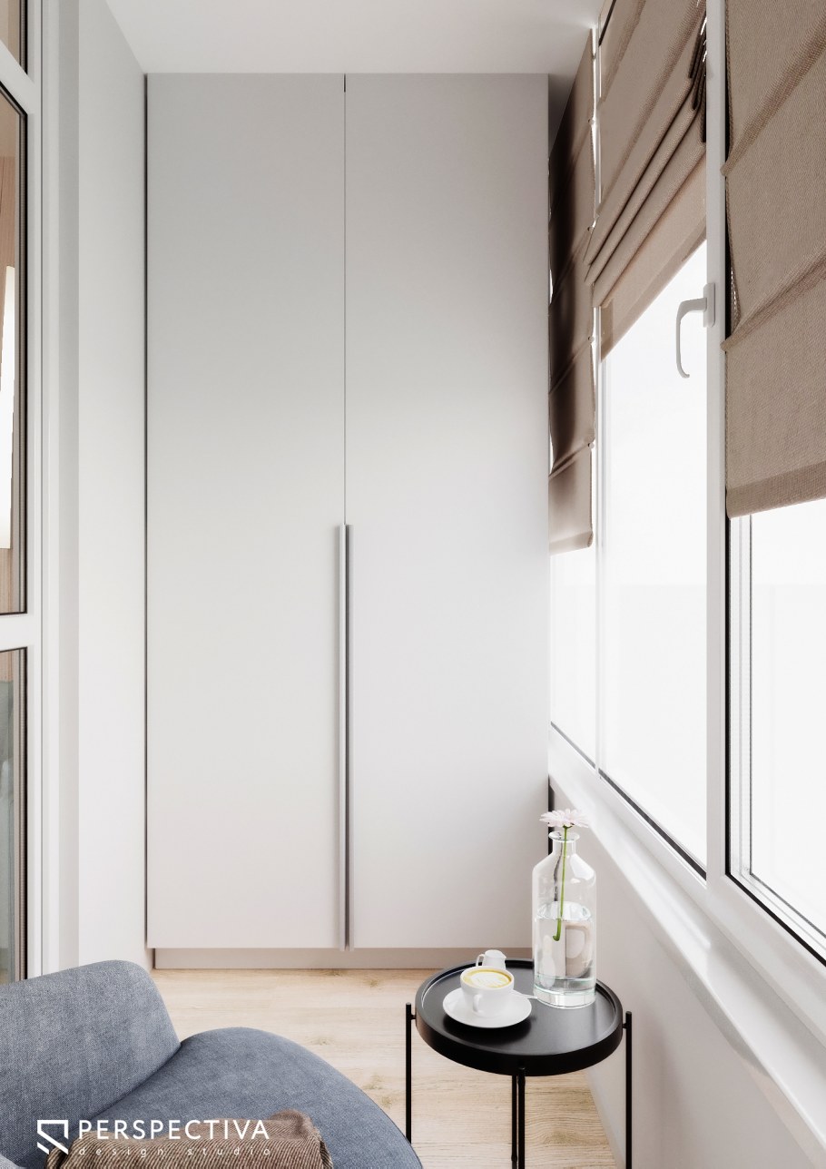 Шкаф диван на балкон