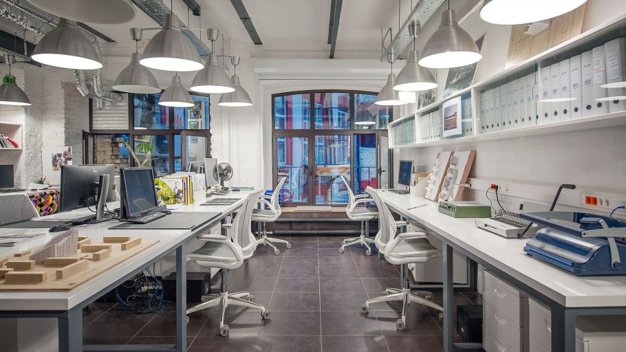 Интерьер конструкторского бюро