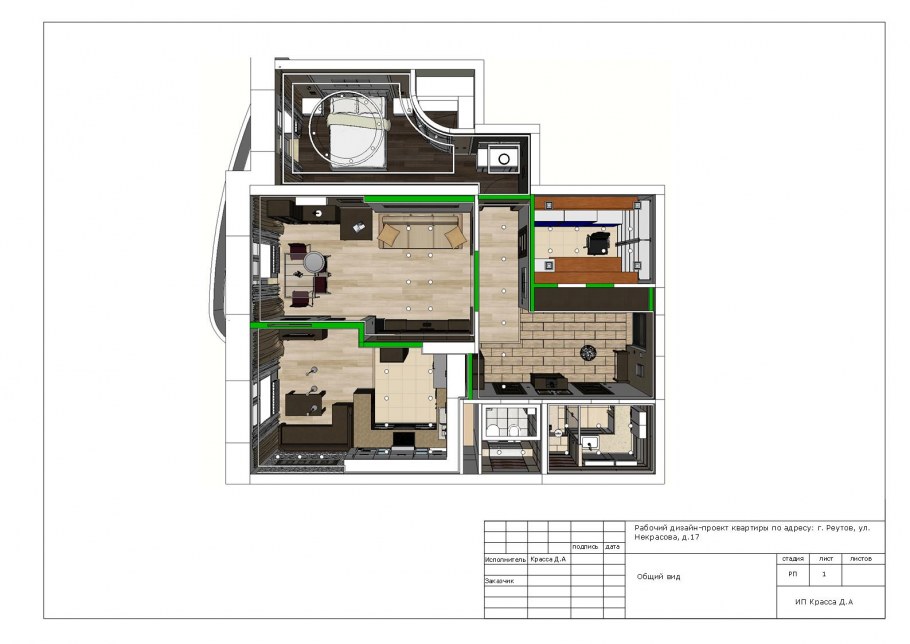 Проекты дизайнеров интерьера