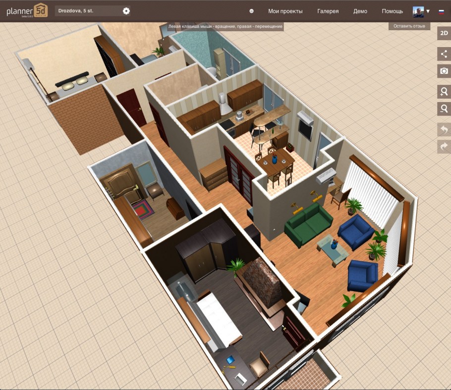 Revit планировка квартиры