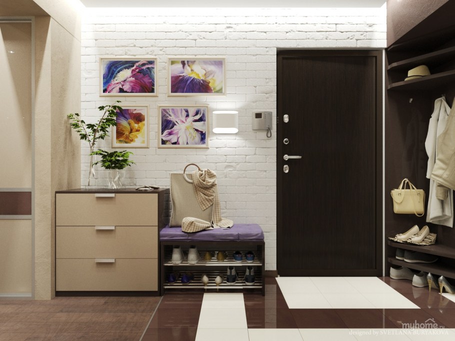 Коридор в стиле Сканди