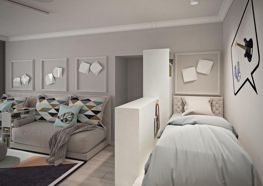 Интерьер однокомнатной квартиры 40