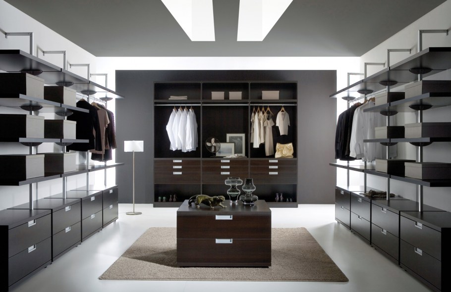 Дизайнерские гардеробные