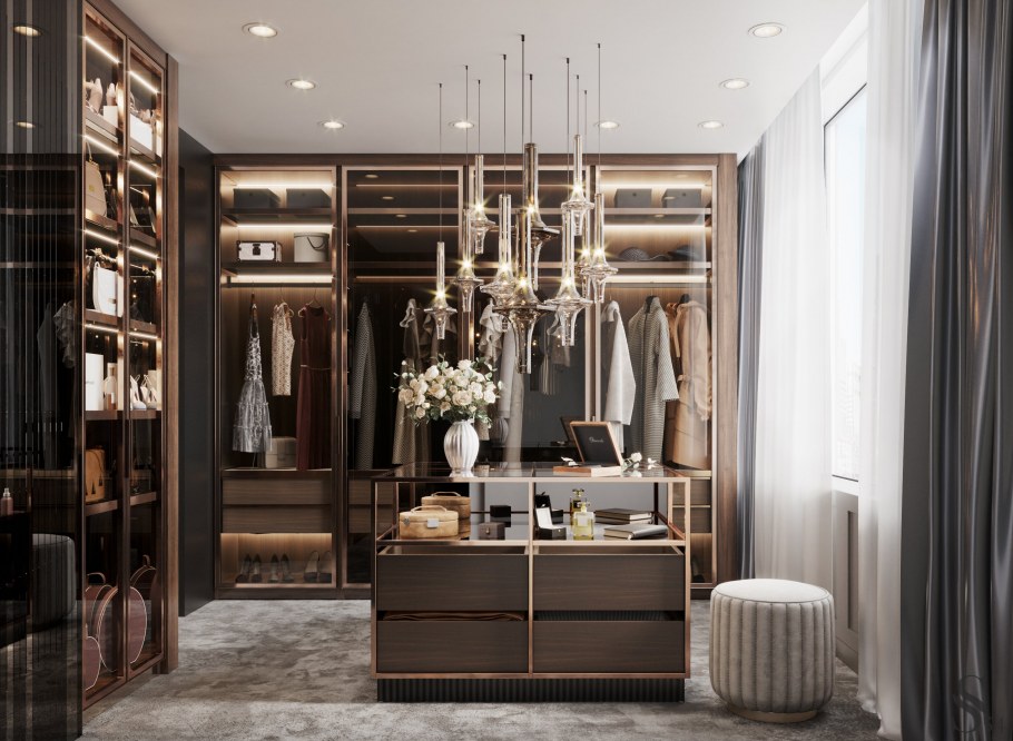 Гардеробная студия 54