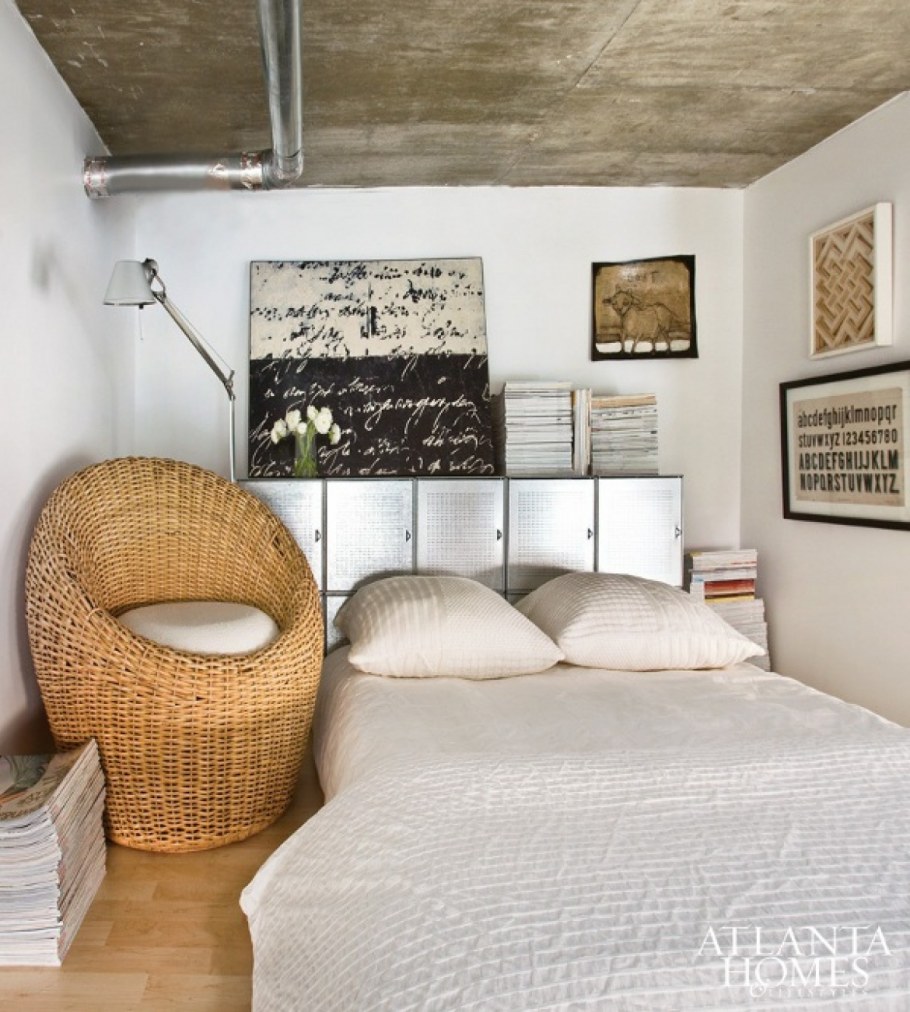 Маленькая спальня лофт