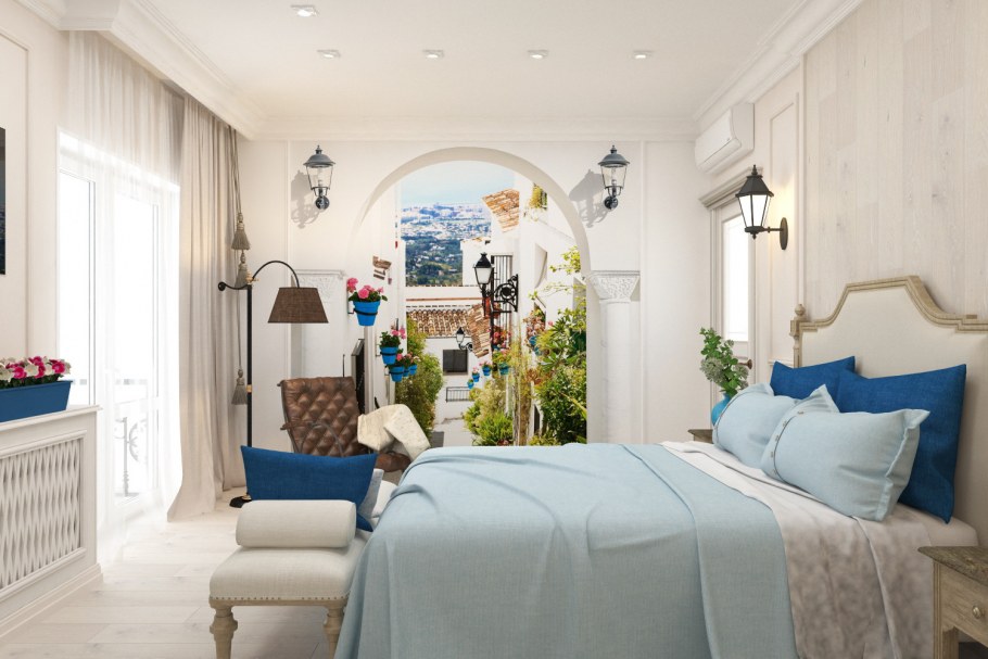 Шкаф в средиземноморском стиле