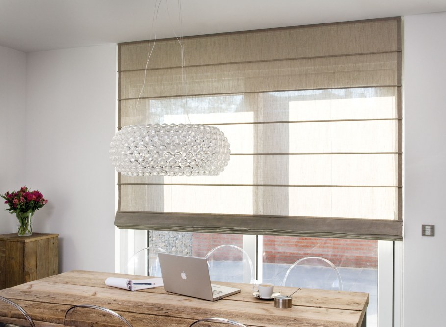 Шторы до подоконника в гостиную