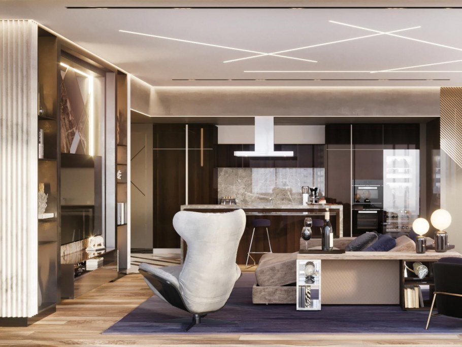 Квартира в ультрасовременном стиле