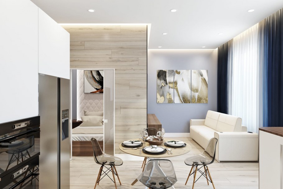 Проект квартиры в современном стиле